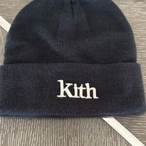 Kith Dark Blue/gray  Knit Beanie
Never worn
